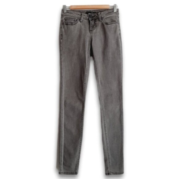 PRANA London Slim Fit Jeans Pants Gray Sz 2 / 26 - Picture 2 of 16